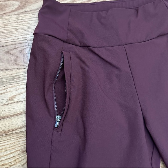 Athleta Headlands Hybrid Trek Tight Burgundy Size 6 - Picture 5 of 12
